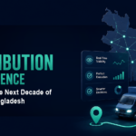 Digital dashboard showing AI-driven FMCG distribution intelligence and supply chain analytics in Bangladesh.