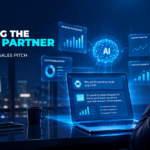 Executive team evaluating an AI partner during a live enterprise software demonstration.